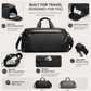 Gym Duffel Bag with Ventilated Shoe Compartment and Wet Dry Divider