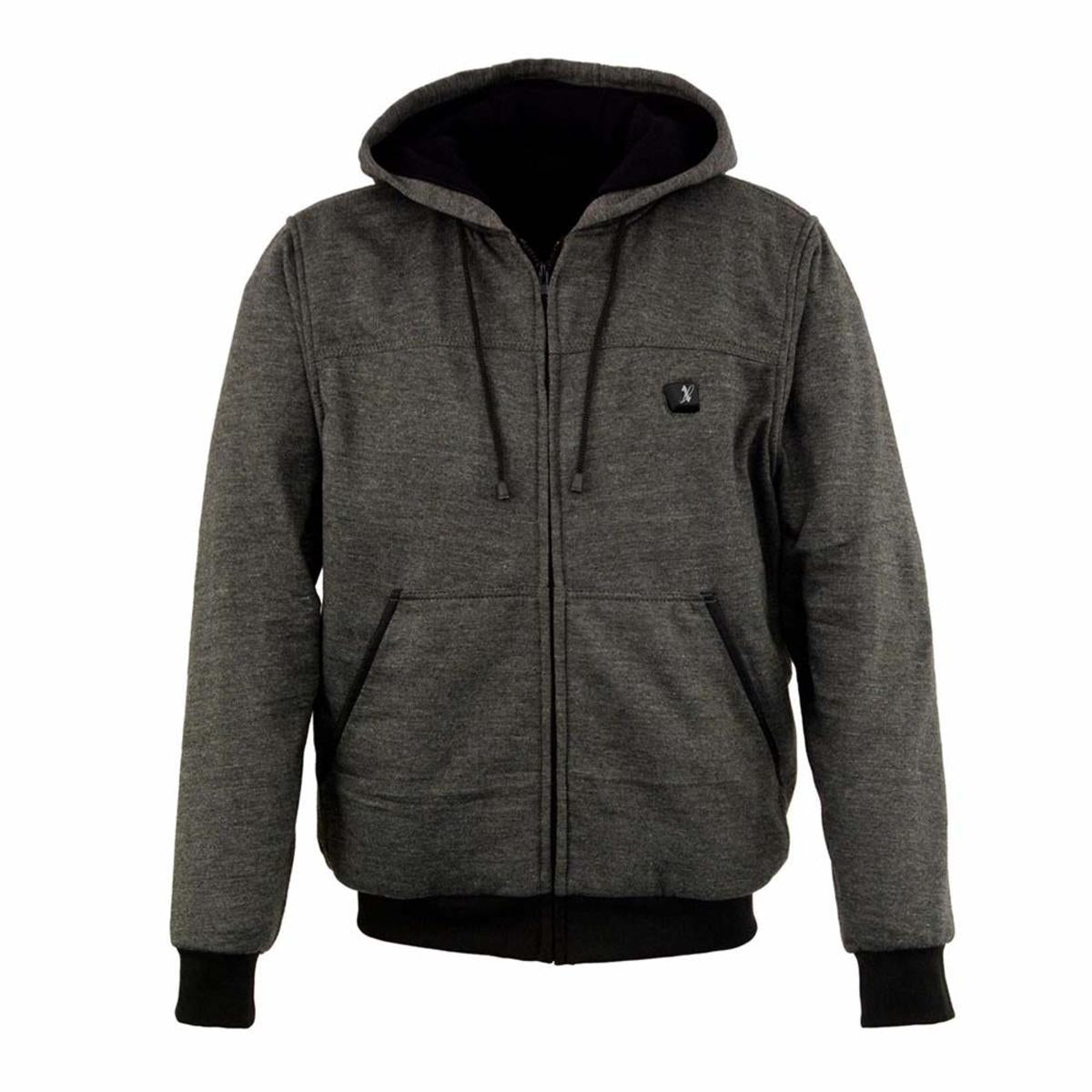 Mens Heated Hoodie with 3 Heat Settings and Glove Connections, 7-Hour Battery