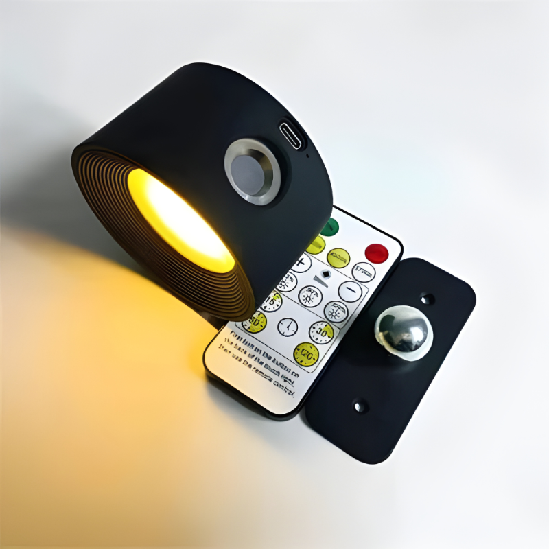 Magnetic Rechargeable Wall Light with 360° Rotation and Touch Controls, USB-C Charging