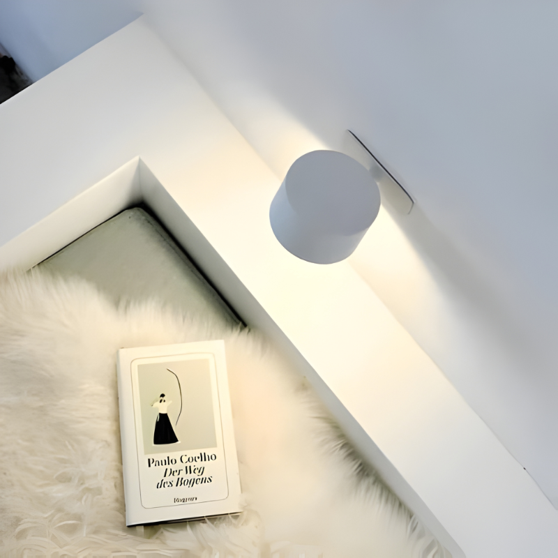 Magnetic Rechargeable Wall Light with 360° Rotation and Touch Controls, USB-C Charging