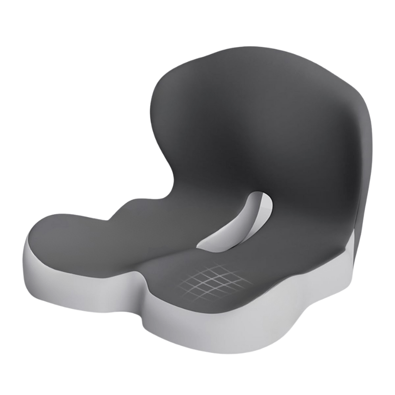 Memory Foam Seat Cushion with Non Slip Base and Machine Washable Cover