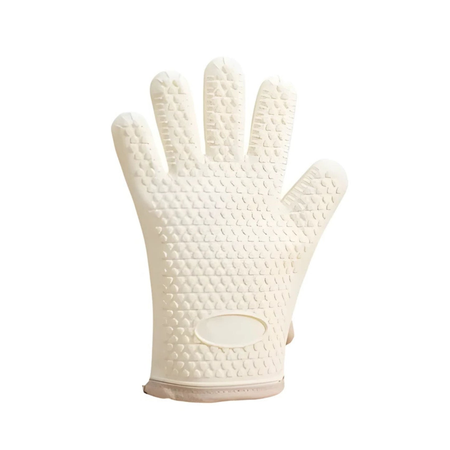 Silicone Oven Gloves with Five Finger Design and Non Slip Grip, Heat Resistant