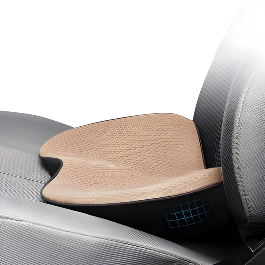 Memory Foam Seat Cushion with 3.5-Inch Lift and Pressure-Reducing Contour, Removable Cover