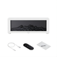 Humidifier and Air Purifier with Aromatherapy Pad, Flame-Effect RGB Light, 43.9 oz Tank