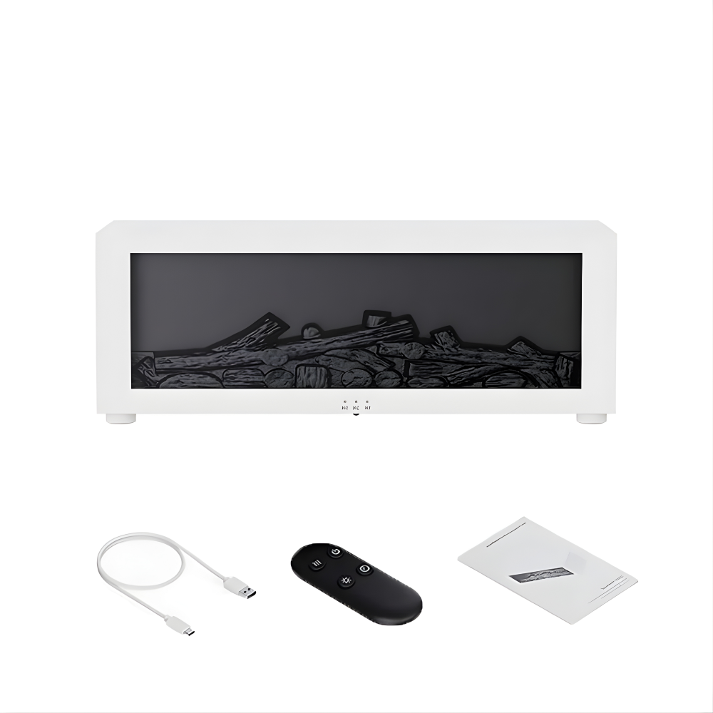 Humidifier and Air Purifier with Aromatherapy Pad, Flame-Effect RGB Light, 43.9 oz Tank
