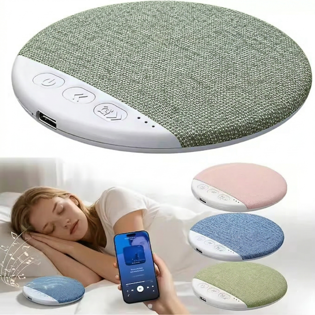 Pillow Speaker with V6.0 Wireless and Built-In White Noise, Rechargeable Battery