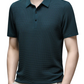 Men's Polo Shirt with Tailored Fit and Breathable Cotton Blend, Machine Washable