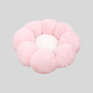 Plush Pet Bed with Raised Petal Rim and Polyester Fill, Three Sizes Available