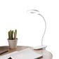 LED Ring Table Lamp with Touch Control and Rechargeable Battery