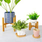 Wood Plant Pot Tray with Water Catchment Design for Indoor and Outdoor Use
