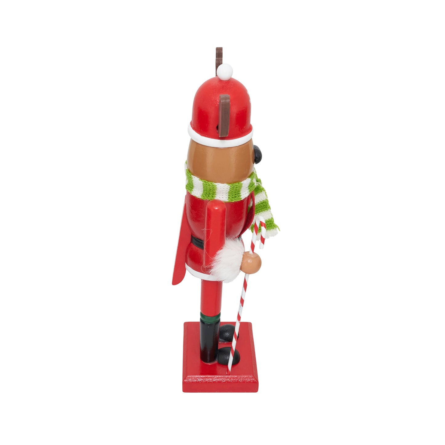 Reindeer Nutcracker with Carved Details and Stable Base