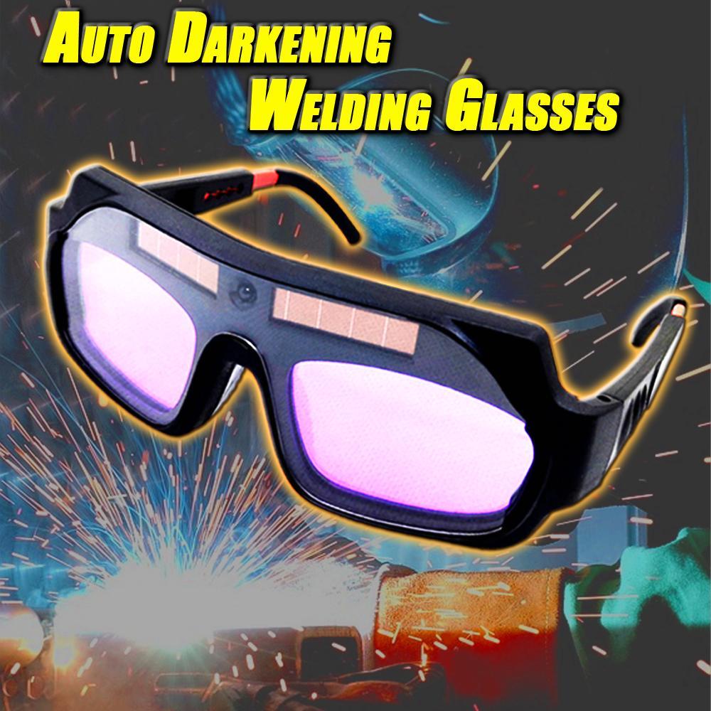 Auto Darkening Welding Goggles with Solar Power and UV Protection