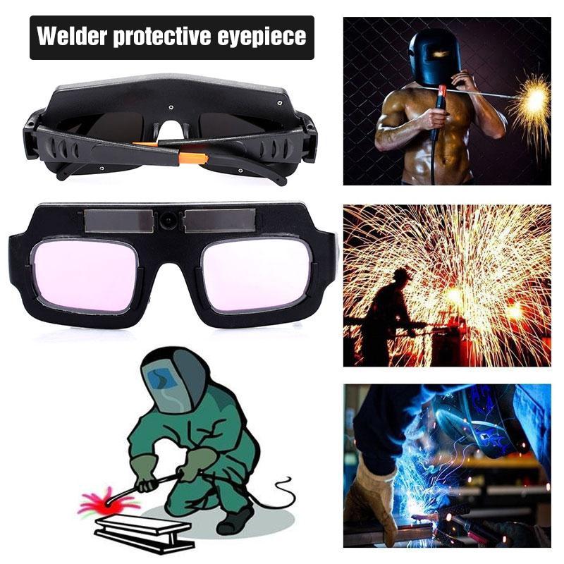 Auto Darkening Welding Goggles with Solar Power and UV Protection