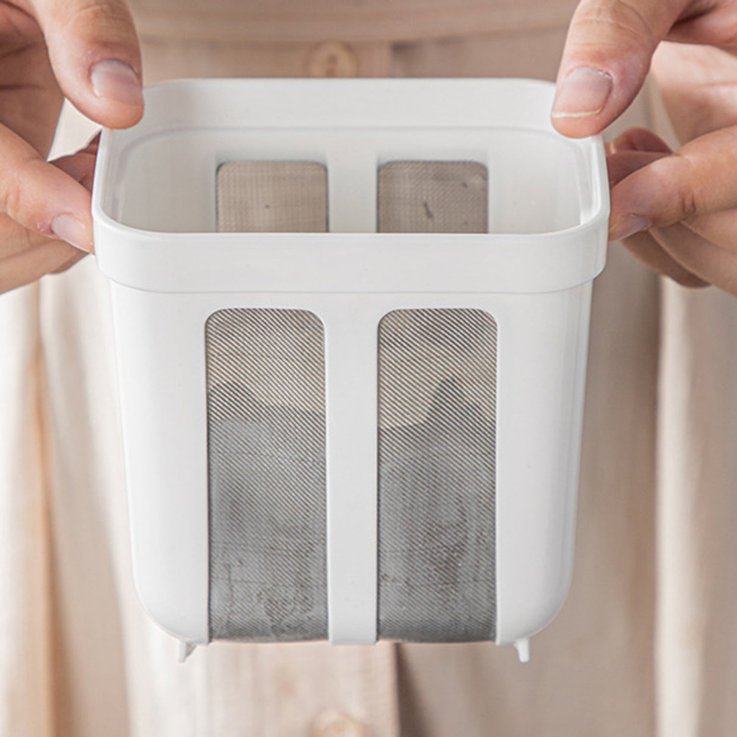 Greek Yogurt Strainer with Steel Mesh Basket and Collection Container, 1100ml