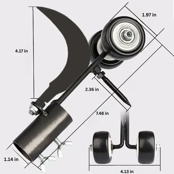 Adjustable Crevice Weed Puller for Sidewalks, Patios, and Garden Gaps