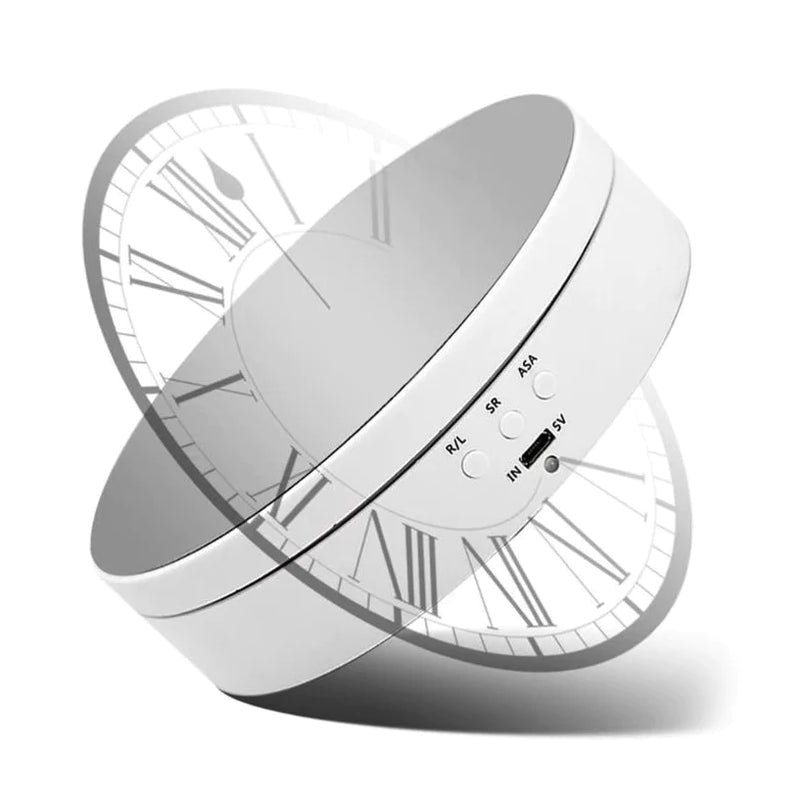 Motorized Product Display Stand with Three Rotation Speeds and Adjustable Angles