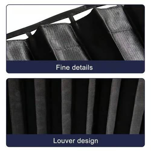 Magnetic Car Window Shade with UV Protection and Sliding Track System