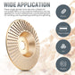Tungsten Carbide Grinding Disc Set for Angle Grinder with Flat, Beveled and Arc Profiles
