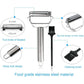Dual Blade Vegetable Peeler with Julienne Cutter and Stainless Steel Construction All Vera Mart