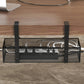 Under Desk Organizer with Two Sliding Drawers and Cable Routing Channels