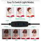 Ring Light with 360 Degree Phone Mount and Telescoping Tripod, USB Powered