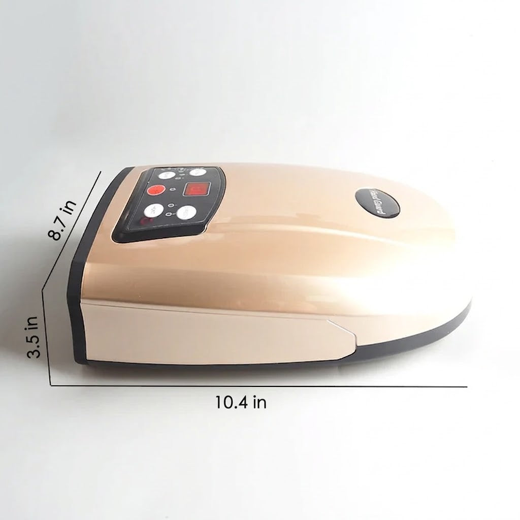 Heated Hand Massager, Air Compression Finger and Palm Massage Device for Arthritis Relief