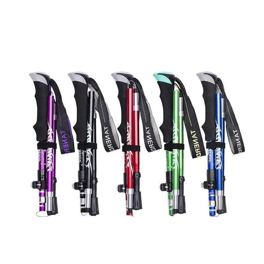 Adjustable Trekking Poles, Foldable Telescopic Hiking Pole