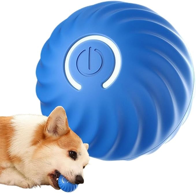 Interactive Motion Dog Toy with Obstacle Sensing and Unpredictable Movement, Rechargeable