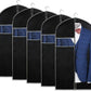 Garment Storage Covers 10 Pack with Full Length Zipper and Clear Window