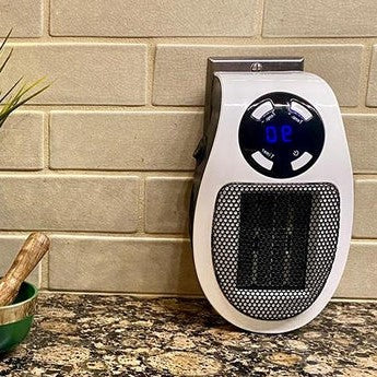 Portable Space Heater with Adjustable Thermostat and 12-Hour Timer, 1500W for 350 Sq Ft