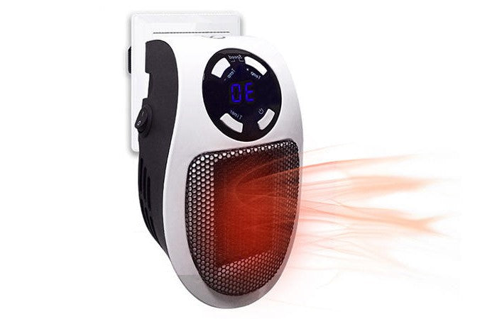 Portable Space Heater with Adjustable Thermostat and 12-Hour Timer, 1500W for 350 Sq Ft