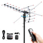 Outdoor Digital HD TV Antenna with 360 Directional Motor for Crystal Clear Reception