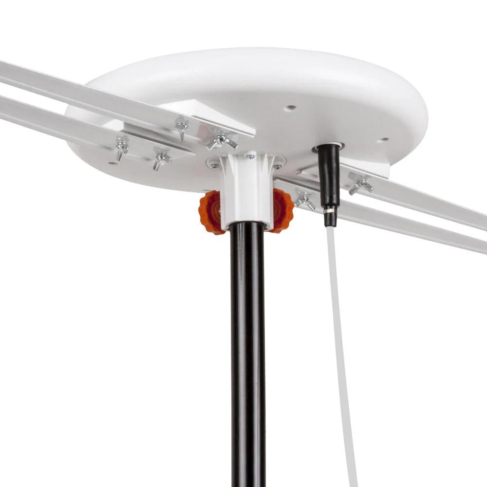 Digital HDTV Antenna with Omnidirectional Reception and Auto Signal Lock, 40ft Cable