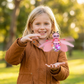 Flying Bee Toy with Motion Sensor and LED Light Effects for Indoor Play