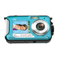 4K 64MP Underwater Digital Camera, Waterproof Camera for Swimming, Snorkeling & Diving