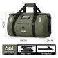 Roll Top Tail Bag with Reflective Strips and Convertible Carry Straps, 40L and 66L