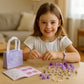 Bead Jewelry Making Set with Threading Strings and Metal Clasps