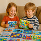 Peel and Stick Sticker Craft Activity Set with Animal and Vehicle Templates
