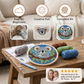 Punch Needle Embroidery Set with Pre-Printed Patterns and Adjustable Loop Height