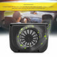 Solar Powered Car Window Vent Fan with Dual Airflow and Auto Daylight Operation