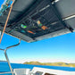 Overhead Vehicle Storage Net with Zipper Access and Buckle Mounting