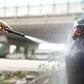 Garden Hose Spray Nozzle with Trigger Lock and Extendable Tube, Four Spray Patterns