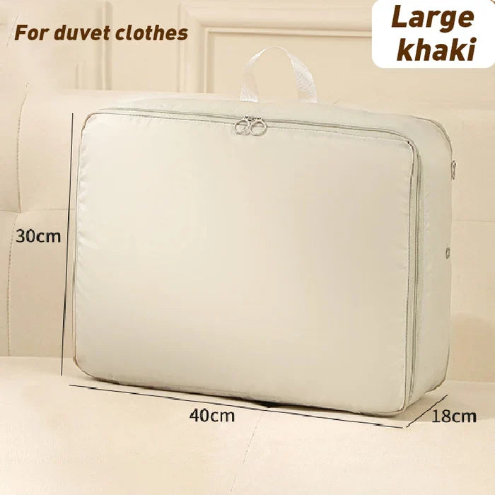 Compression Storage Bag with Built-In Zipper and Moisture-Resistant Fabric, Sturdy Handles