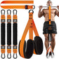 Pull Up Assist Band with Double Foot System and Steel Hooks