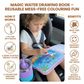 Water Activated Coloring Book with Refillable Pen and Reusable Pages