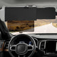 Polarized Sun Visor for Car – Reduces Glare and Improves Road Visibility