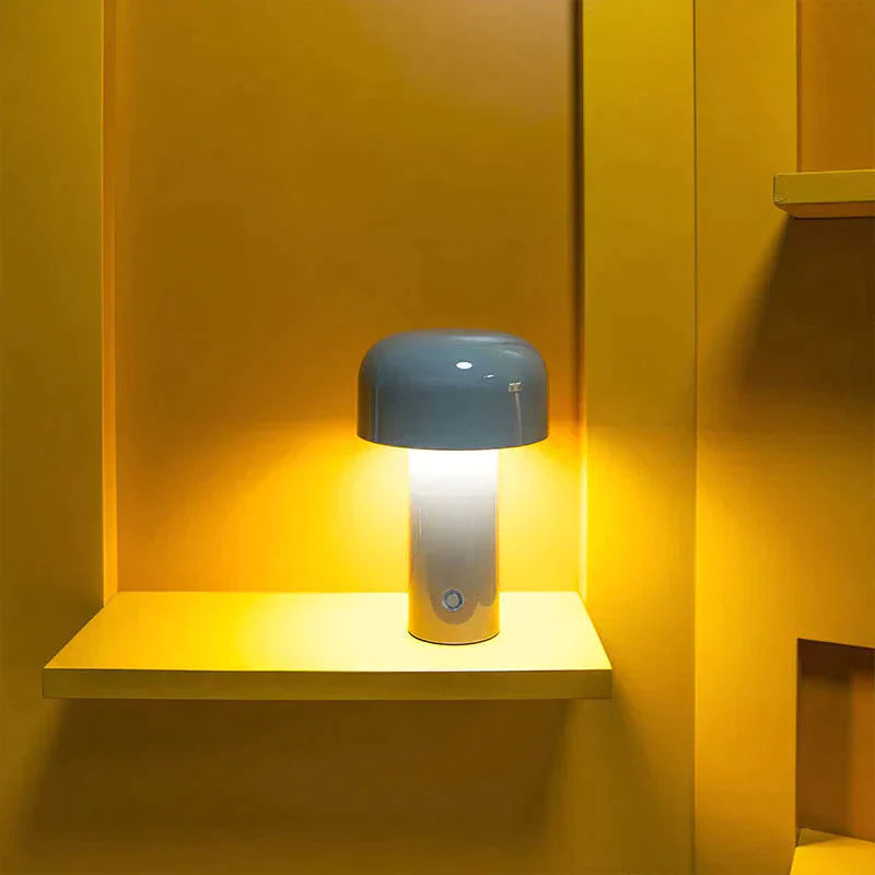 Rechargeable LED Mushroom Table Lamp