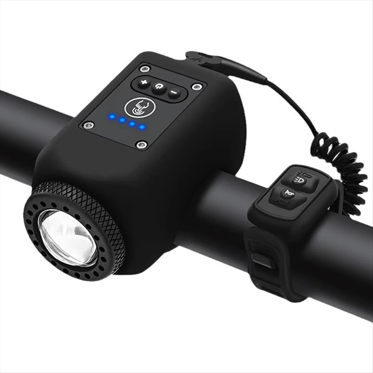 Handlebar Horn and Light with Five Alert Tones and Four Lighting Modes
