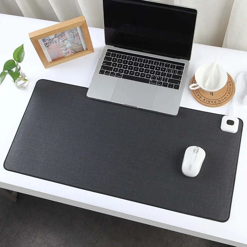 Heated Mouse Pad with Adjustable Temperature and Auto Shutoff, Splash Resistant
