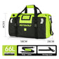 Roll Top Tail Bag with Reflective Strips and Convertible Carry Straps, 40L and 66L